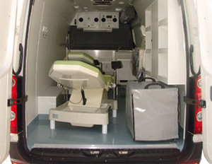 Mobile gynecology Vehicle